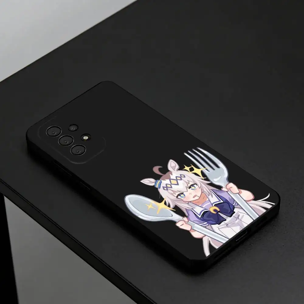 Umamusume OguriCap Phone Case For Samsung S26,S25,S24,S23,S22,Plus,Cover Soft Black Shell