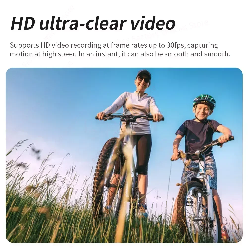 Kieszonkowa kamera akcji 4K Ultra HD 270 °   Obrotowa kamera sportowa Vlog Wifi Mini wodoodporna obudowa kask podróżny rejestrator kierowcy roweru