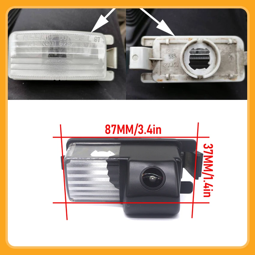 Rear View Reverse Camera For Nissan Patrol Y61 Safari Y61 2002~2016 2017 2018 2019 HD CCD Night Vision Backup Parking Camera