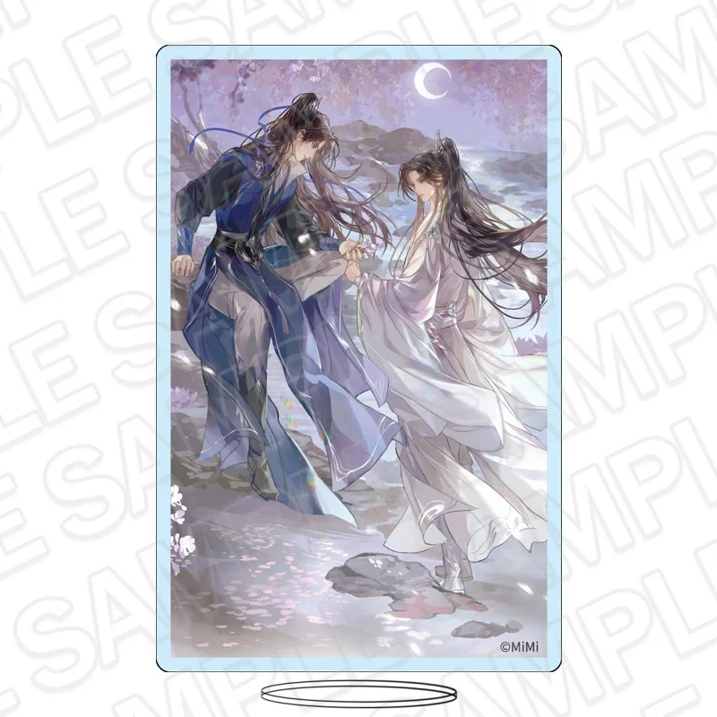The Husky And His White Cat Shizun 15cm Chu Wanning Mo Ran Acrylic Standing Keychain Desk Decorations Character Merchandise