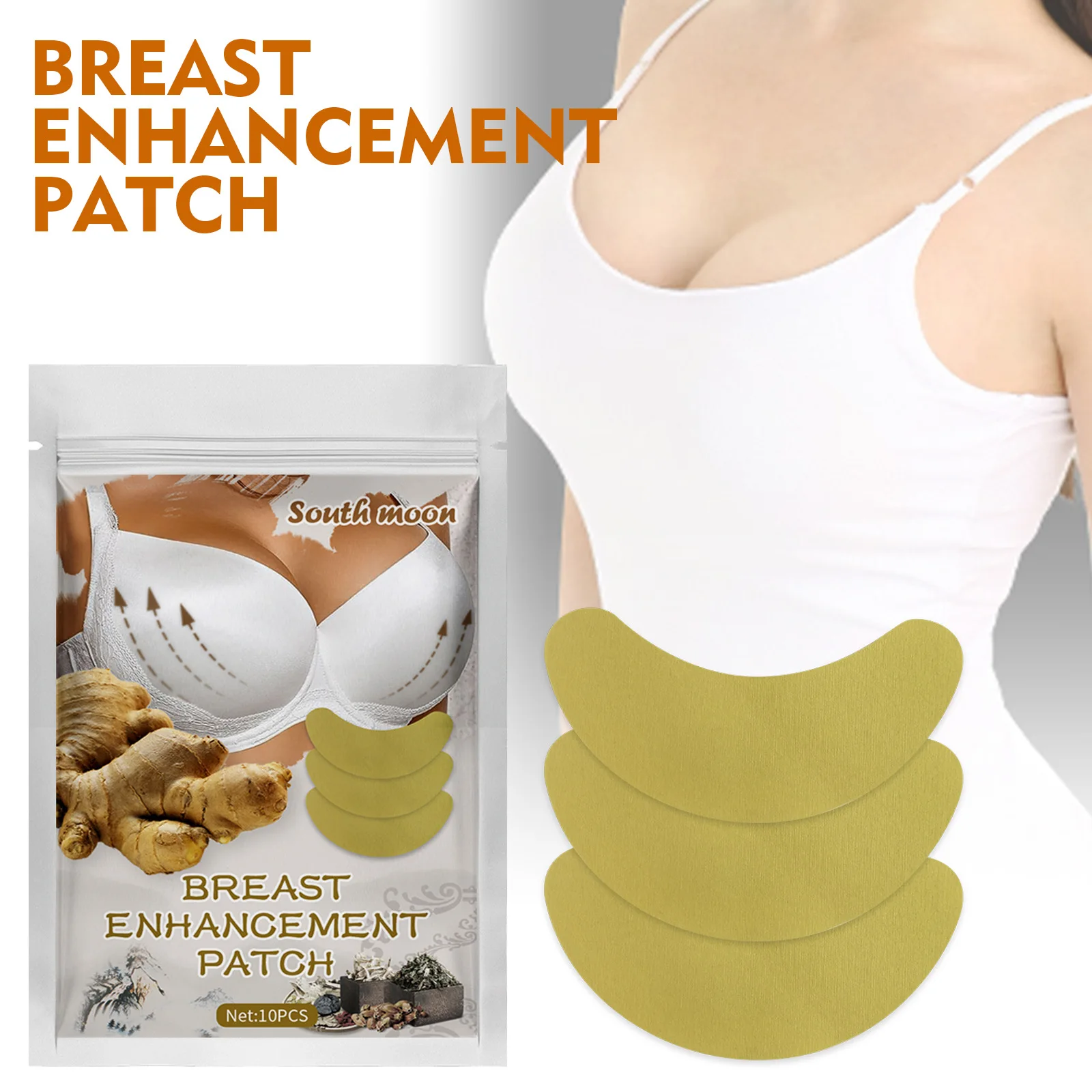 Breast Enlargement Patch Boobs Growth Up Enhancer Improve Sagging Promotes Lifting Firming Sexy Increase Chest Size Massage Care