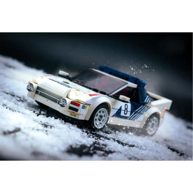 

MOC-196395 Classic RS200 Sports Racing Car Building Block Model 361 Parts MOC Creative Boys Children Birthday Building Toy Gift