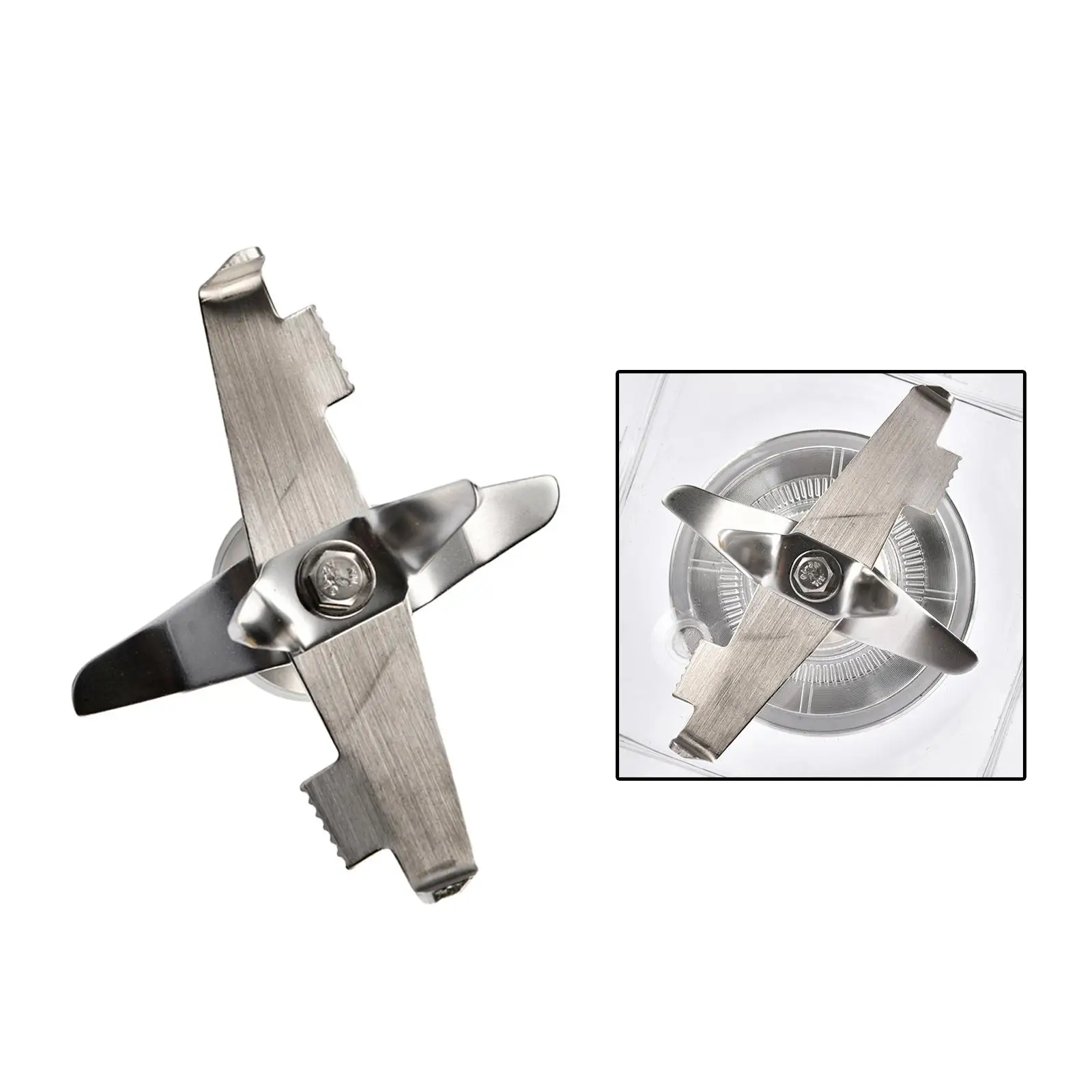 Blender Replacement Blade Stainless Steel Parts Attachment Food Processor Blade for Grinder Food Processor Juicer Mixer Chopping