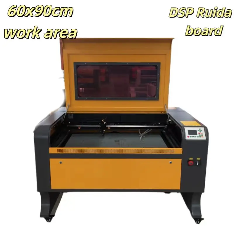 6090 Laser Engrave Machine Marking On Plywood Acrylic 60x90cm Work Area DSP Ruida Offline Control Board Free Shipping