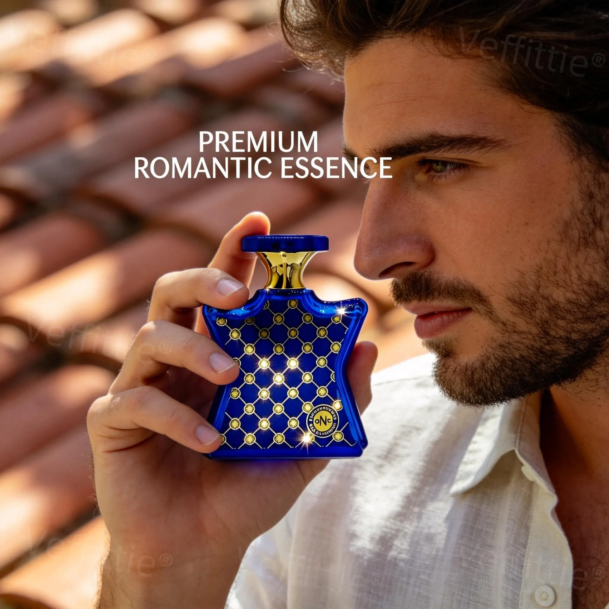 

Luxury Oriental Floral Fragrance 100ml, lychee bergamot opening, peony orange blossom heart, agarwood white musk finish, all-day