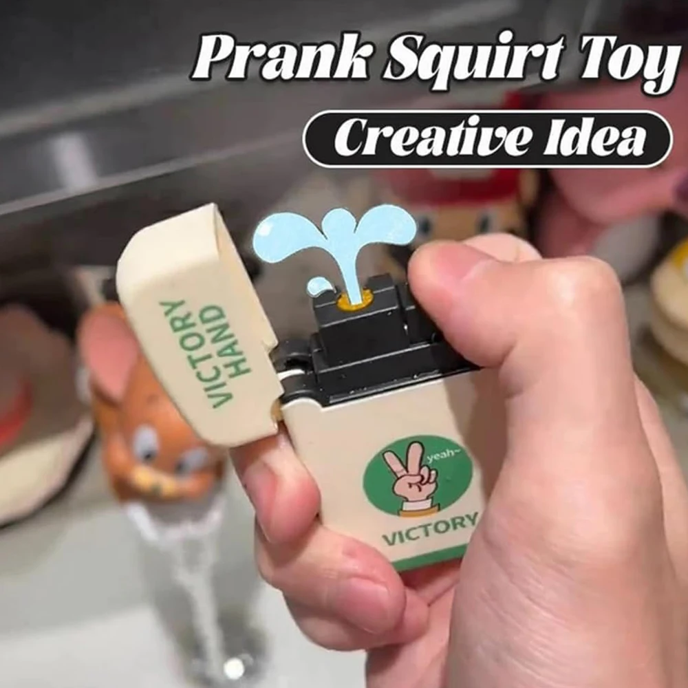 

Prank Lighter,Tricky Lighter,Funny Water Squirting Fake Trick Lighter,Water Gun Lighter Hilarious,Couple's Gag Toy,Humorous
