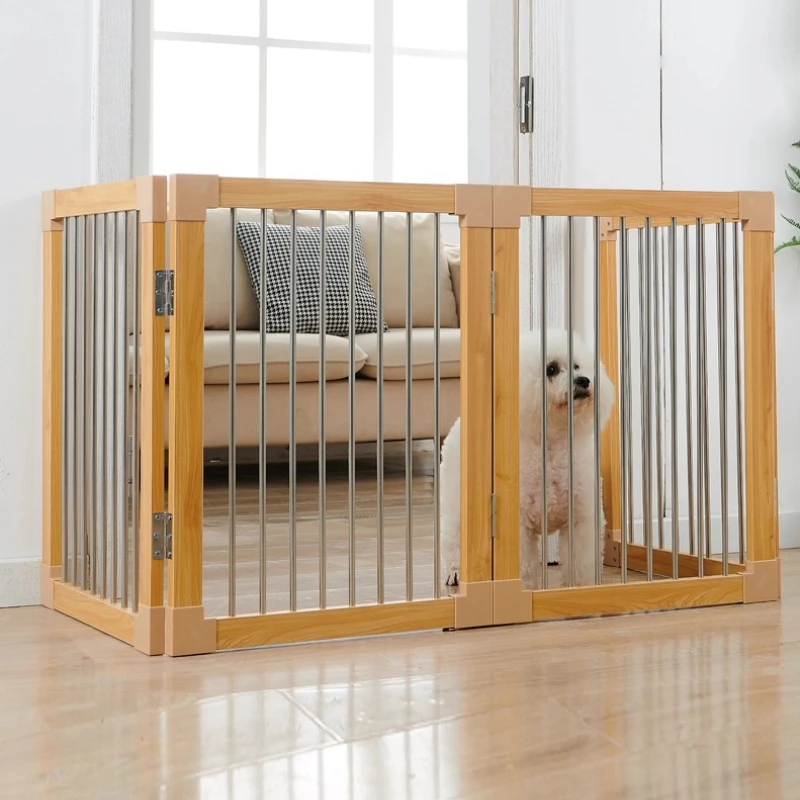 

Small and medium sized dog and cat foldable dog fence door baffle pet door dog door indoor