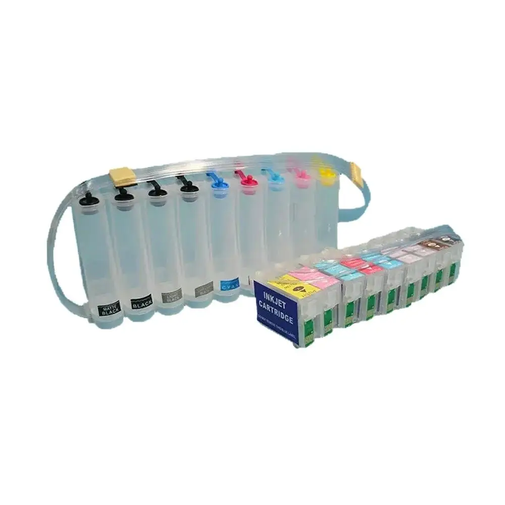 

Continuous ink supply system for Epson P600 SureColor P600 Surecolor SC-P600 printer Ciss with auto reset chips T7601