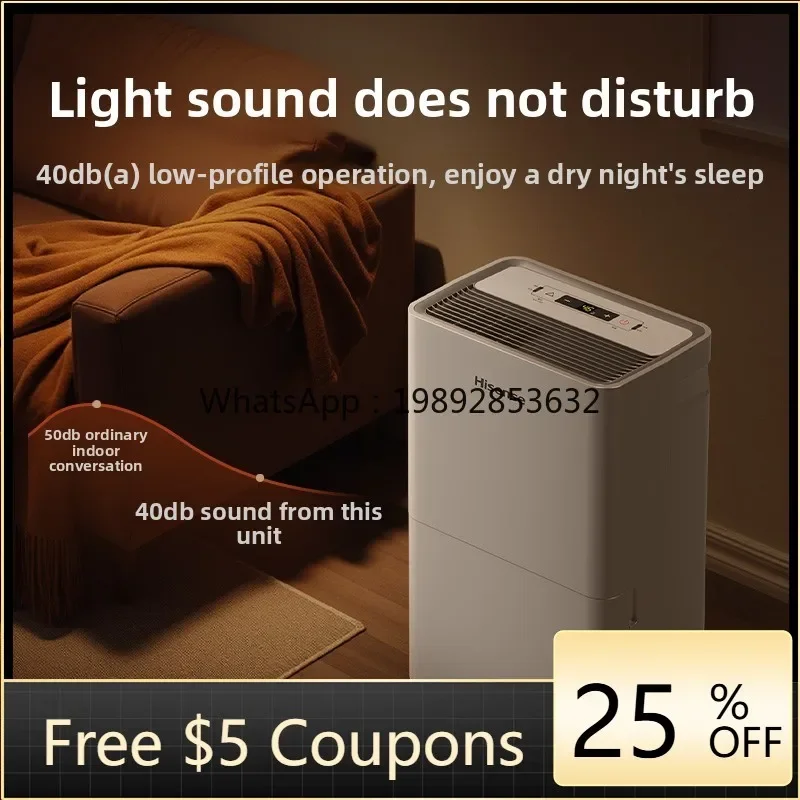 CC1 Dehumidifier for Home Use, Small Moisture Absorbing Dryer for Basements, Clothes Drying and Moisture Removal Device