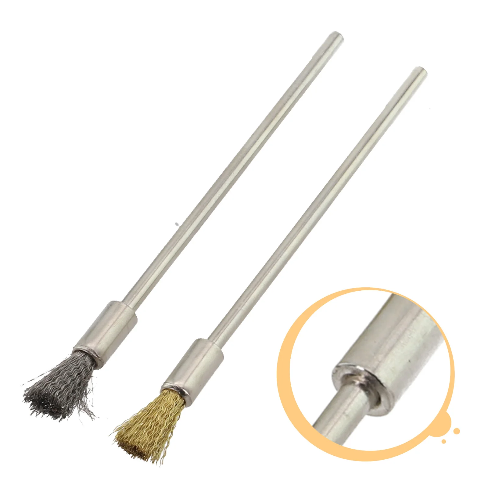 Wire Wheel Pencil Brushes Mounted Abrasive Stainless Steel Preparation Tasks Mm Shank Note Compatible Durability