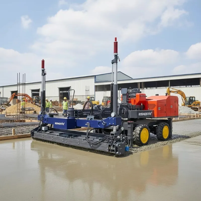 Concrete Laser Screed Automatic Screed Telescopic Boom Concrete Laser Leveling Machine for Construction Use