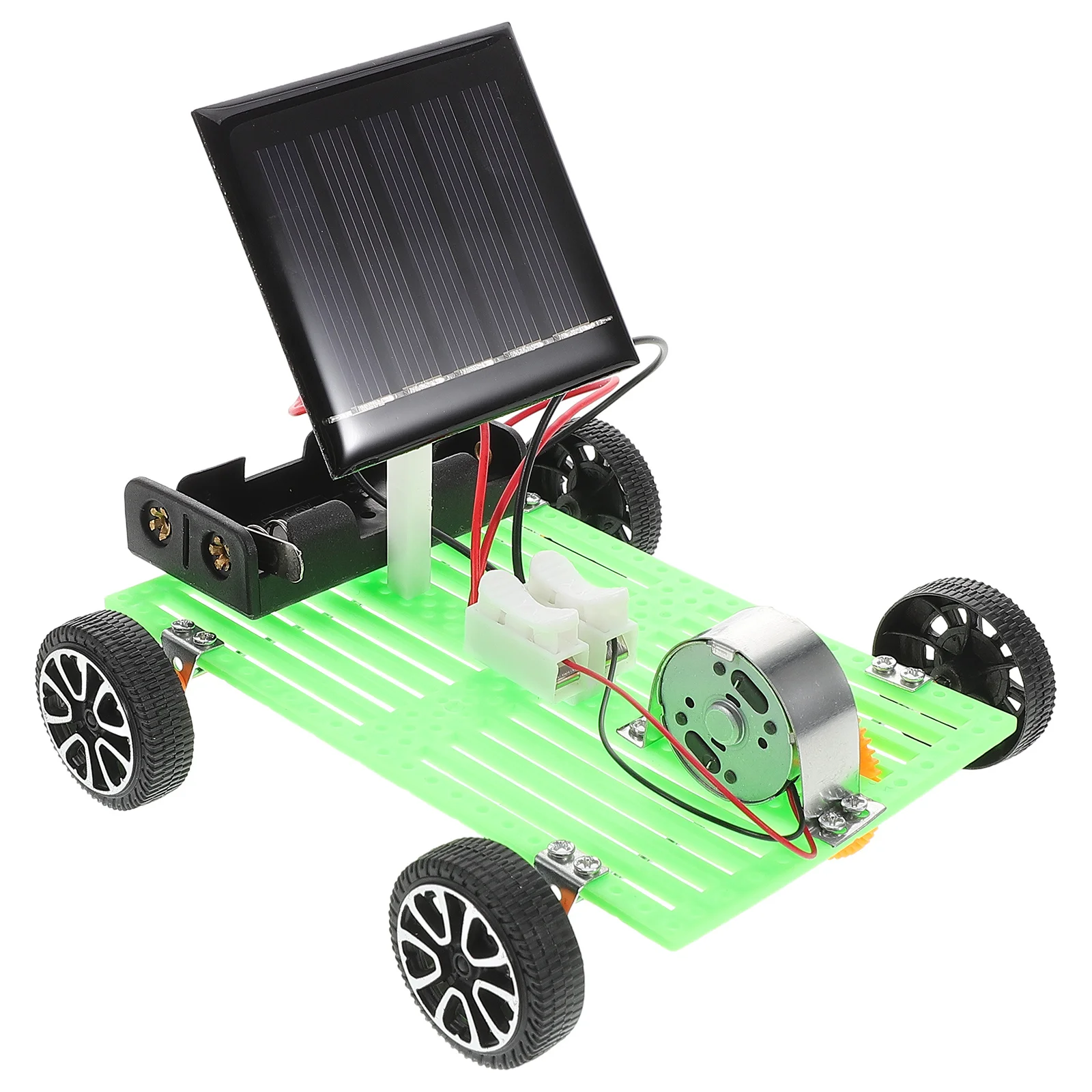 Aangedreven wetenschappelijke experimentkit voor kinderen Auto-assemblage Zonne-energie Auto-voertuigset op zonne-energie