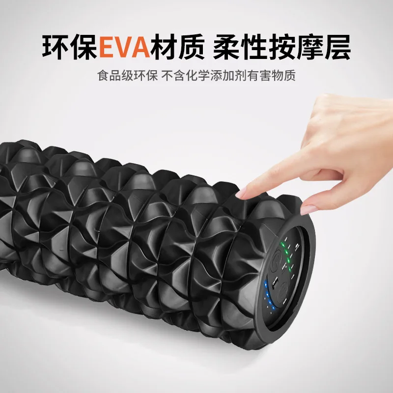 Electric Foam Shaft Muscle Relaxation Professional Yoga Equipment Roller Skinny Calf Mace Massage Roller Fitness Column