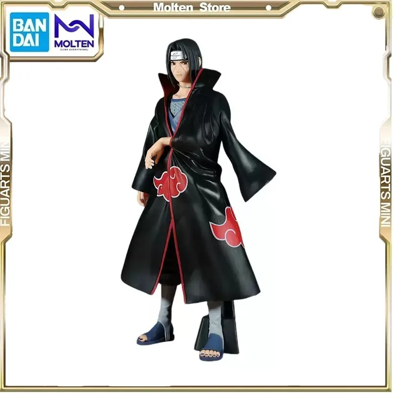 

Оригинальная фигурка Bandai NARUTO Акацуки Учиха Итачи, коллекционная модель, игрушка, подарок на день рождения для детей