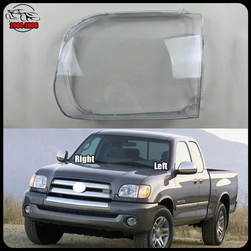

For Toyota Tundra 2004-2006 Car Replacement Headlight Case Shell Light Lamp Headlight Lens Cover Headlamp Transparent Lampshade