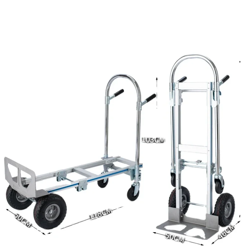 

Special design, multi-functional large-scale folding trolley metal aluminum alloy tool cart