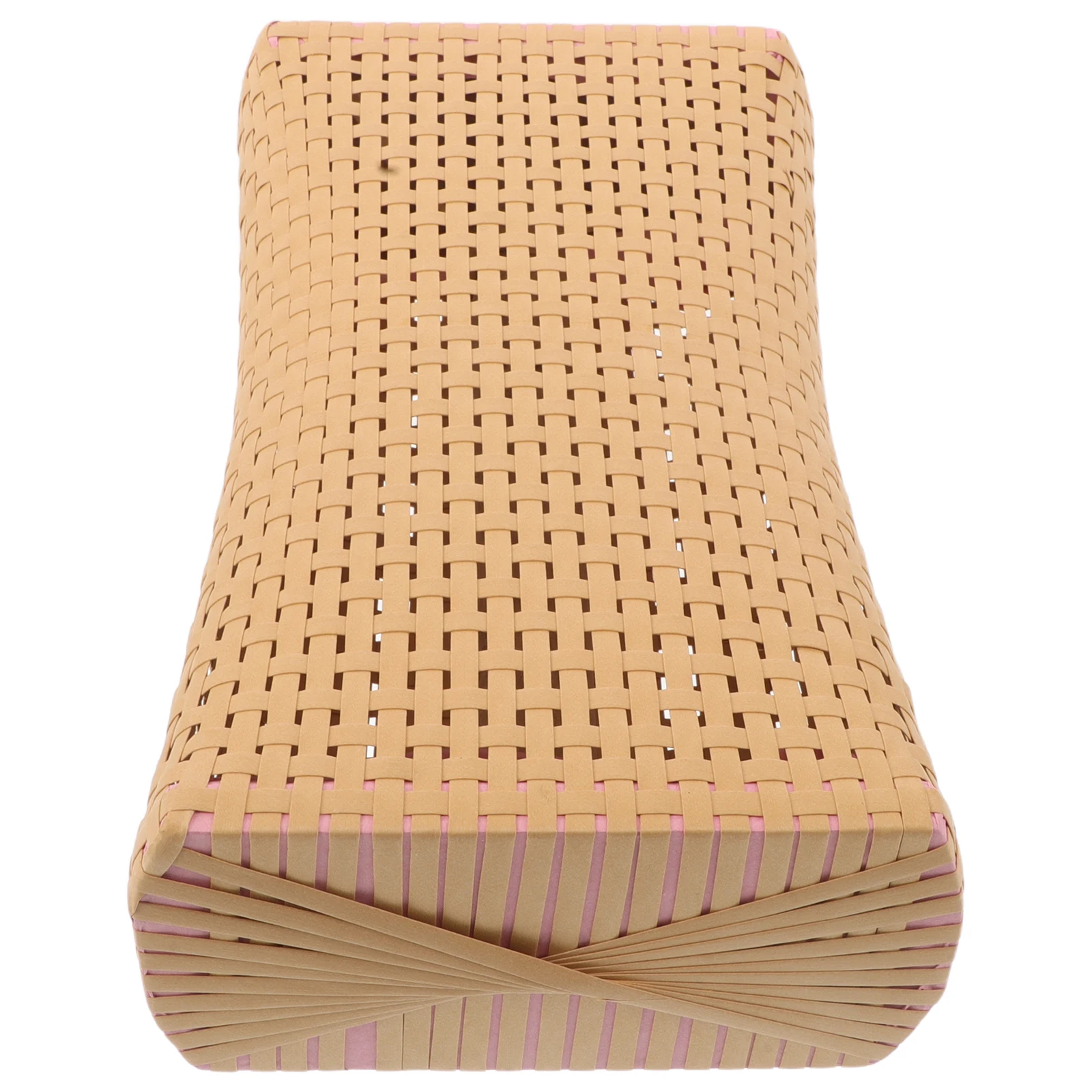 

Hollow Woven Cooling Pillow Summer Breathable Pe Neck Cushion For Sauna Relaxation Comfortable Headrest Rooms