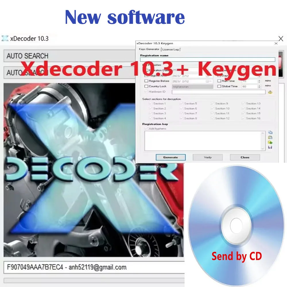 

2024 Newest Xdecoder 10.3 with Keygen DTC Remover Crack DTC OFF Delete Software Full Verison for Hyundai/VAG EDC15 EDC16 EDC17