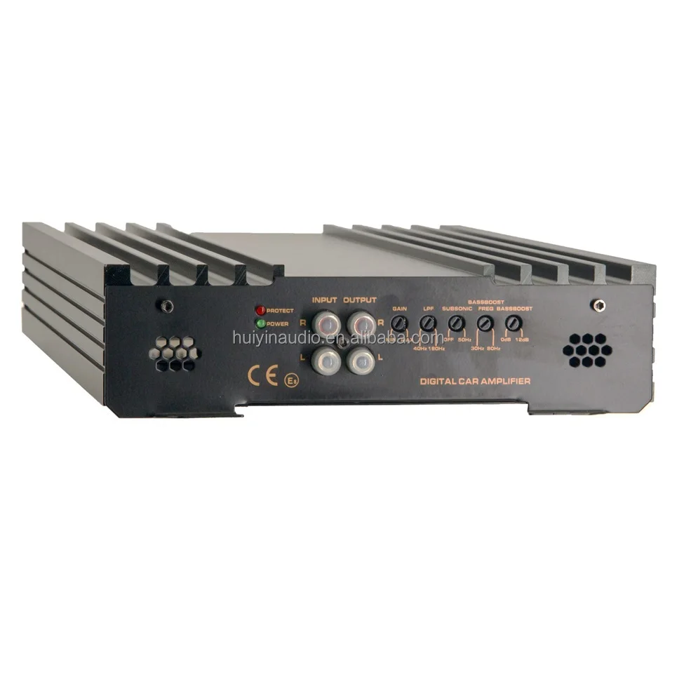 2026 D1000 Car Amplifiers 1000W Amps Class D Car Audio Monoblock Amplifiers for Subwoofers