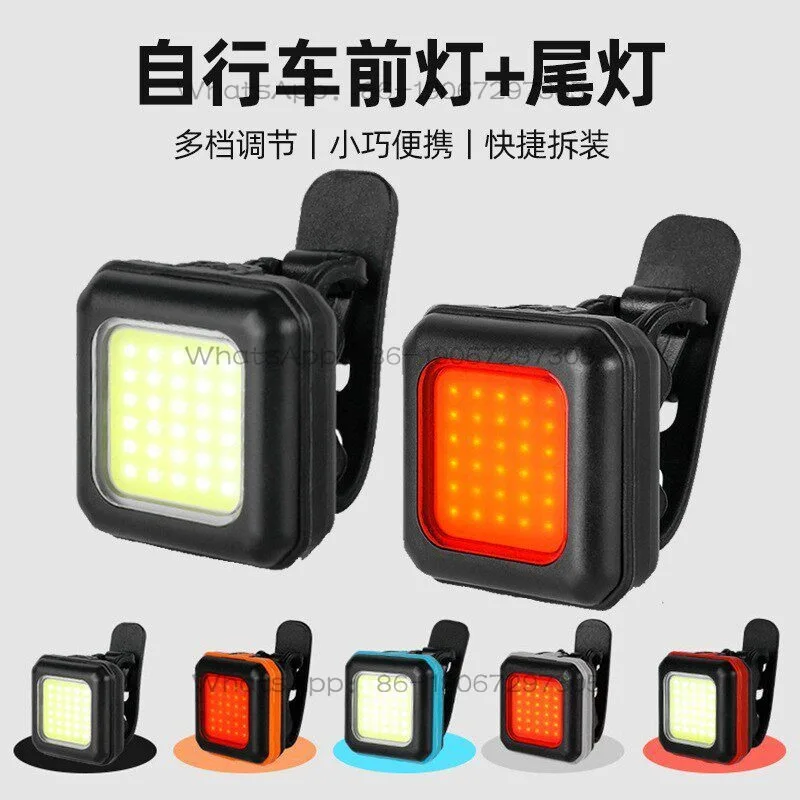3PCS  Bike Lights Mini Multipurpose Mountain Bike Headlights Road Bike Warning Tail Lights Outdoor Riding Accessories