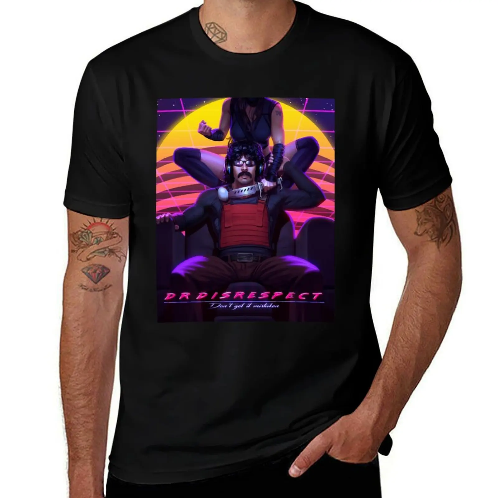 

Dr Disrespect and Mrs Assassin T-Shirt cotton t shirts man 100% t shirts for man graphic tees T-Shirt