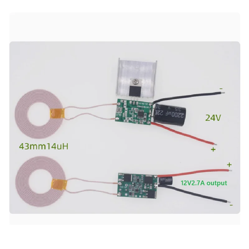

12V2.7A сильноточный, высокоэффективный, мощный модуль зарядки беспроводного источника питания R05-12