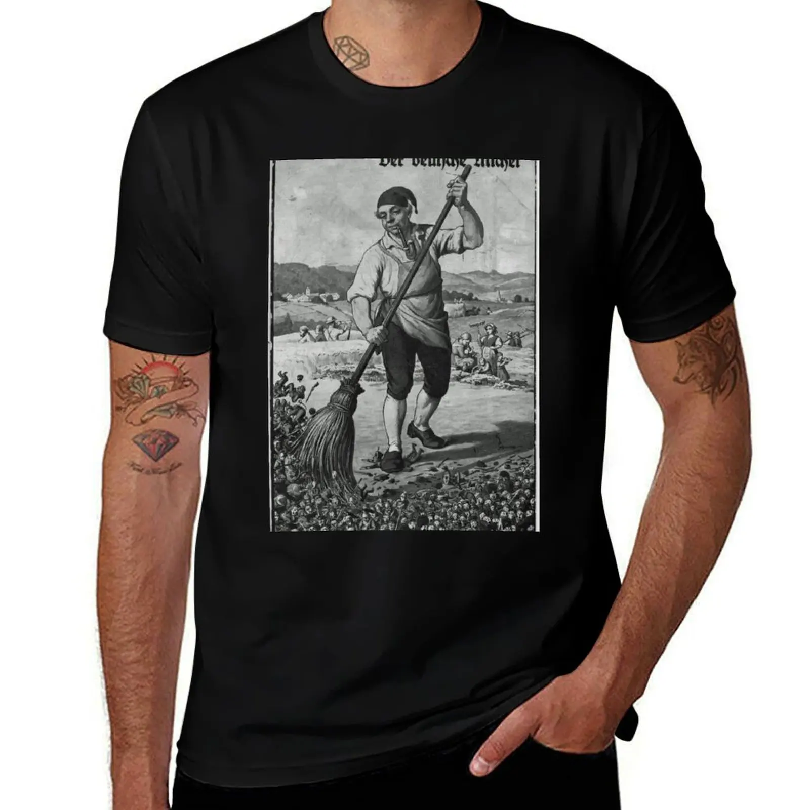 Hindenburgs Victory, related the Battle of Tannenberg, Tannenberg battle 1914/15 T-Shirt Plus Size Basic Cotton T-Shirt
