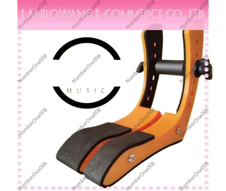 Electric Guitar Leg Rest Ergonomic Holder, Adjustable Guitar Leg Support Stand Clip for Bass Acoustic Guitar Playing