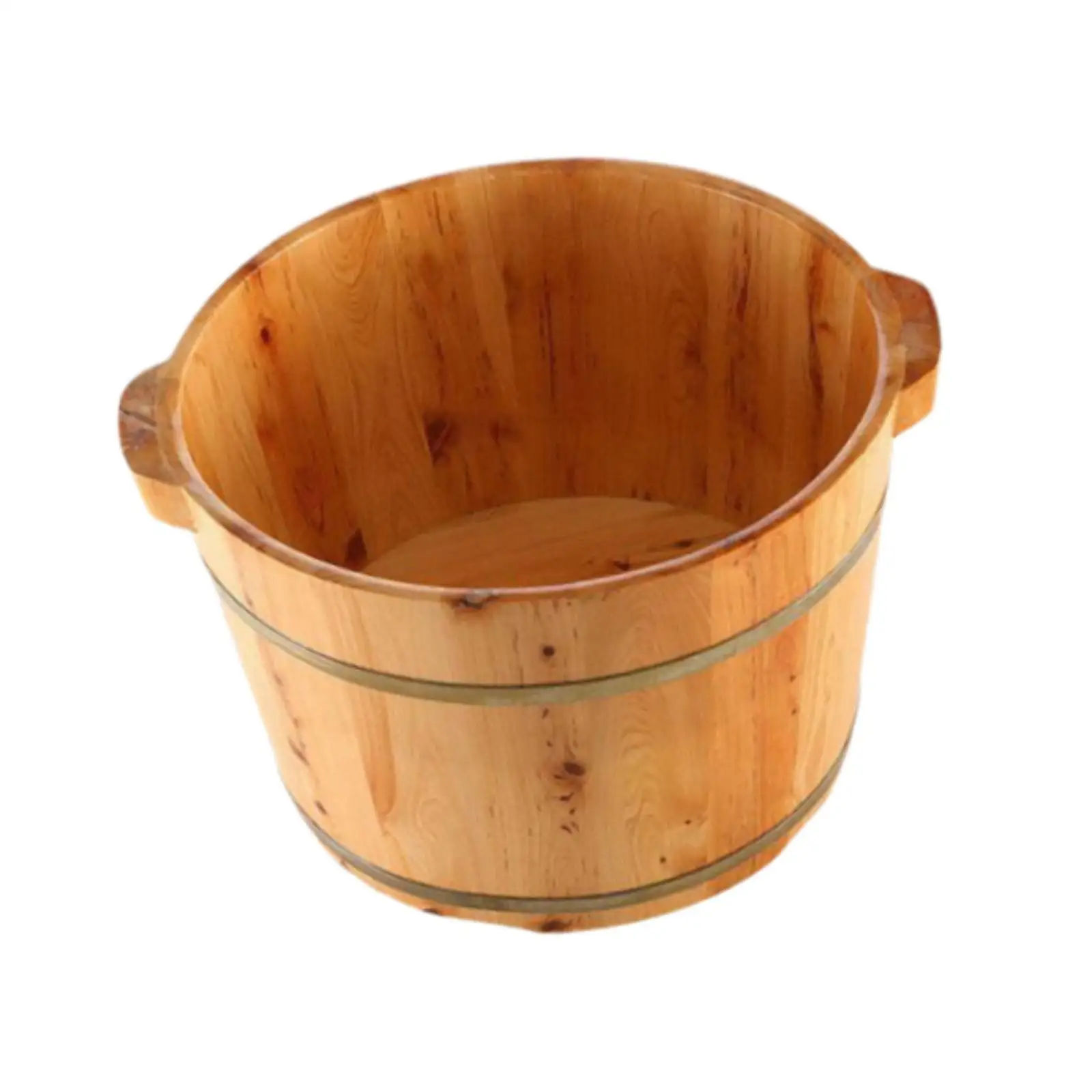 

Деревянная ванночка для ног с ручкой, для мытья и замачивания ног, для путешествий, домашнего использования, спальни, ванной комнаты, сауны