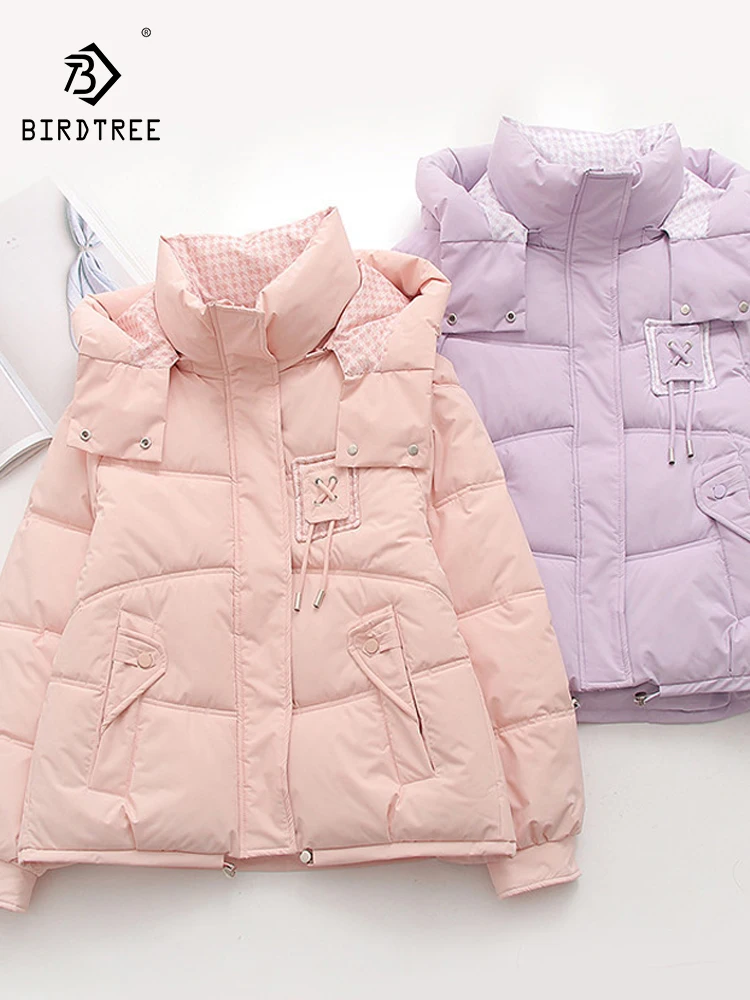 

Новая осенняя стеганая куртка 2025, женская лоскутная куртка с карманами и капюшоном, теплая свободная мягкая верхняя одежда в консервативном стиле Mori Girl, зима C5O027CC