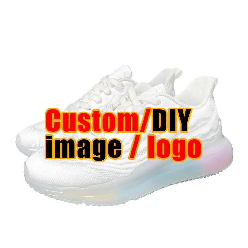 WHERESART 3D Customized Air Cushion Shoes For Women Trendy Sneakers 2023 Running Comfort Training Girls Footwear Dropshipping