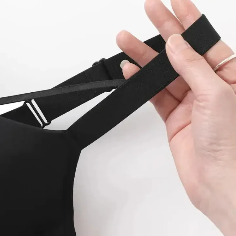 Large Size Seamless Bra Lingerie for Women Thin Sexy Bra Comfortable Top Up Push-Up Anti Sagging Sports Breast Collection Bras