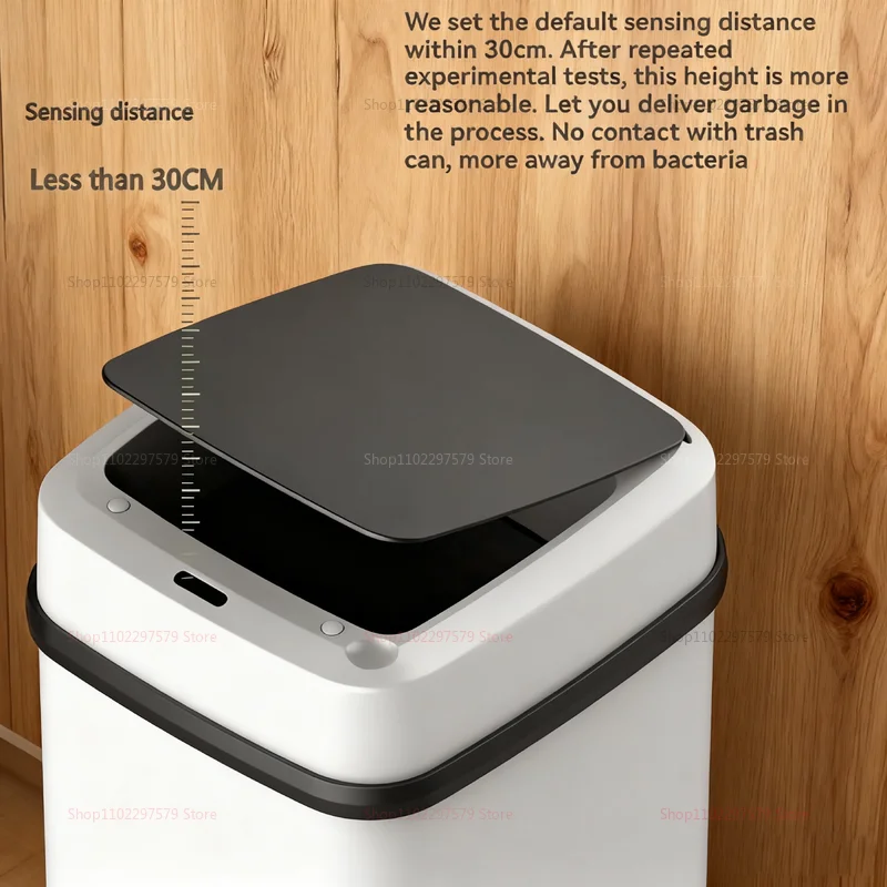 2026 13L الذكية حر اليدين استخدام Touchless الحمام سلة المهملات محس حركة سلة المهملات لمكتب غرفة نوم غرفة المعيشة المرحاض المطبخ