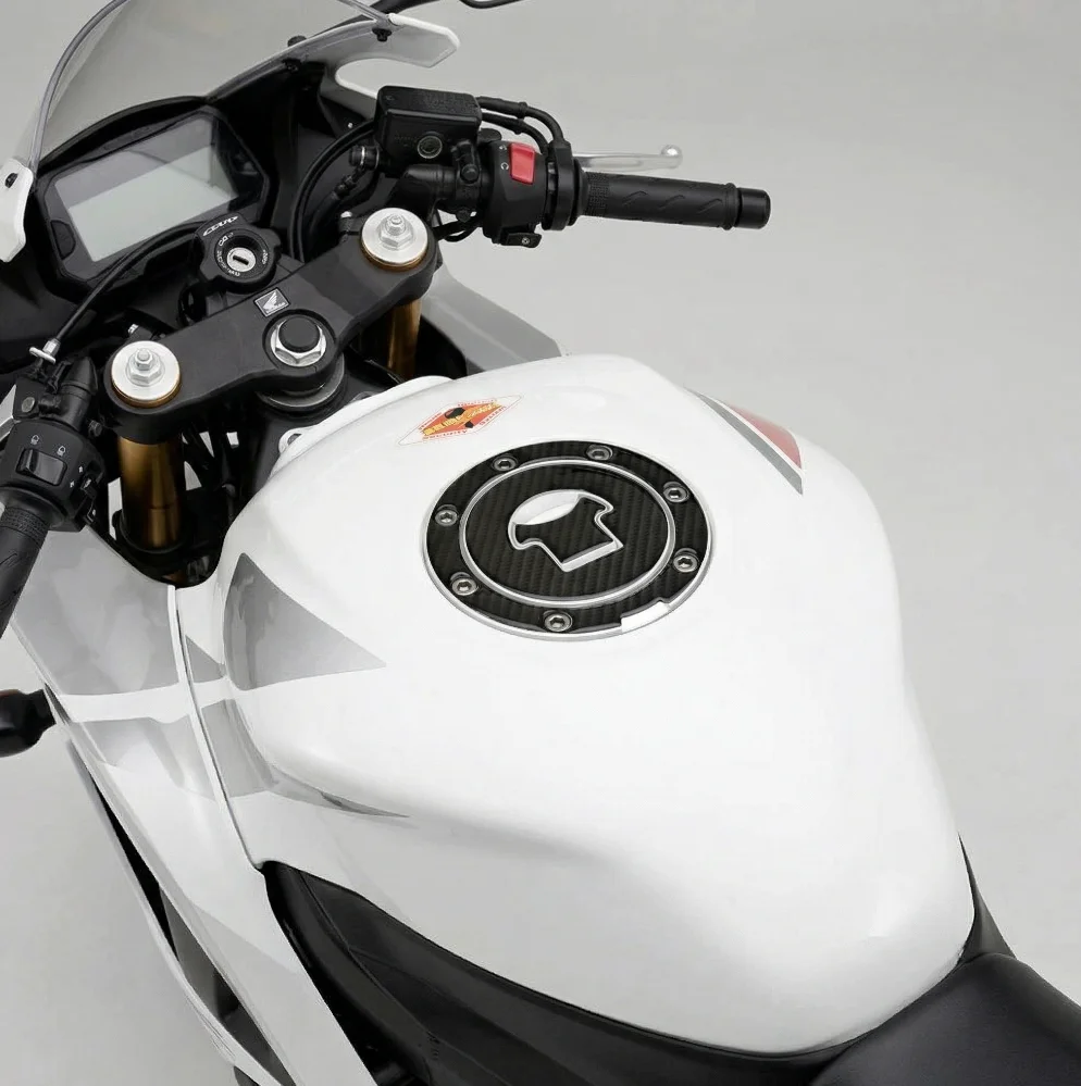 

For Honda CB600 CB750 CBR600RR 900RR 1000RR Motorcycle Fuel Cap Protection Sticker with 7 Holes for CB Series Bikes