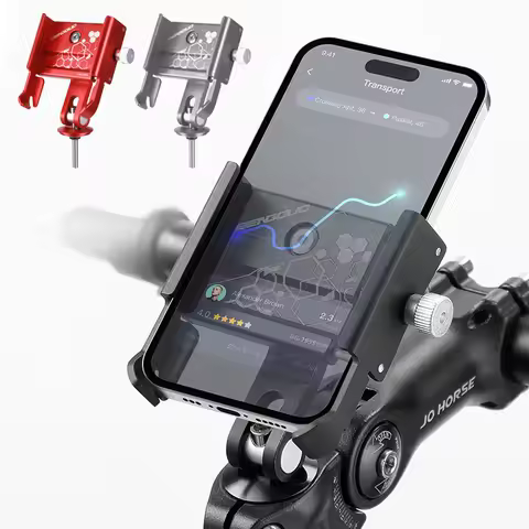 Aluminum Alloy Bicycle Stem Phone Mount Road Mountain MTB Bike Cell Phone Holder for iPhone 14 13 12 Pro Max Samsung Xiaomi