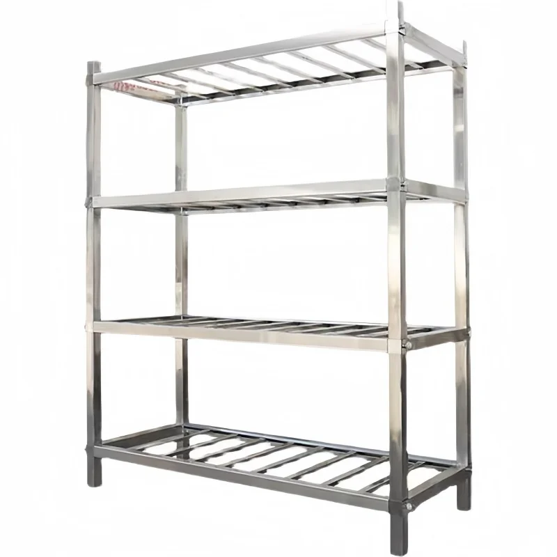 

Layer Stainless Steel Punching Racks Shelf Dismountable Food Kitchen Rack Multifunctional Electric 8L/9L for
