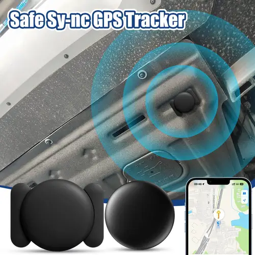 Rastreador GPS seguro inteligente con estuche magnético, rastreador GPS magnético para vehículos, electrónica pequeña para billetera, viajes, objetos de valor, antirrobo