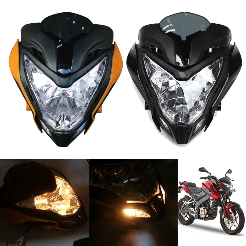 

Motorcycle Led Head Light Lamp Fit for BAJAJ Pulsar 150 200 PULSAR150 PULSAR200 Headlight Headlamp Assembly