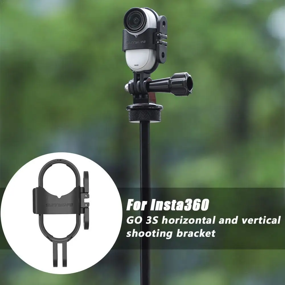 

​​​​​​Foldable Horizontal Vertical Shoot Bracket Kit For Sunnylife Insta360 GO 3S Smart Camera Action Camera Accessories