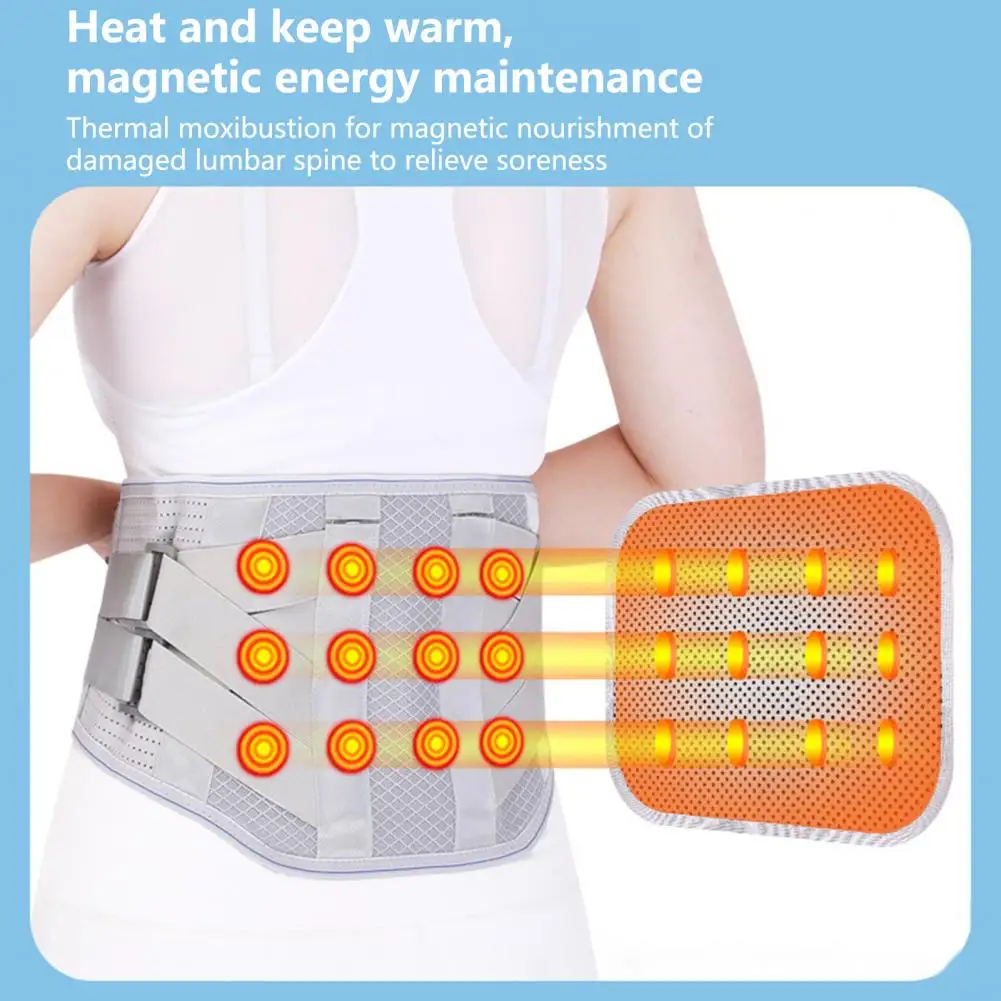 Long Service Life  Convenient Lower Back Support Belt Elastic Back Support Heating Pad   Sports Accessory