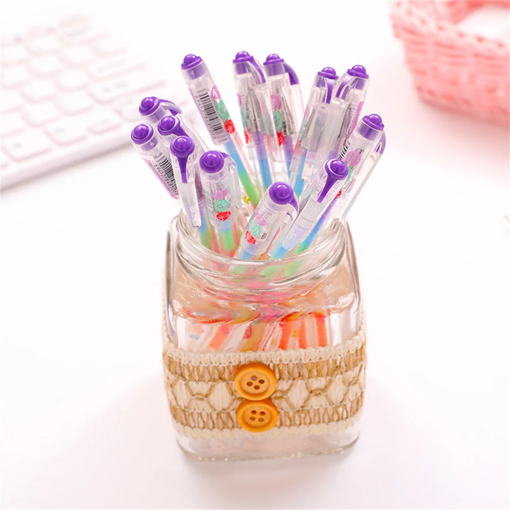 Penna Gel Design carino impugnatura confortevole penna pastello scrittura Fluently durevole evidenziatore penna forniture artistiche penna Graffiti colori vivaci