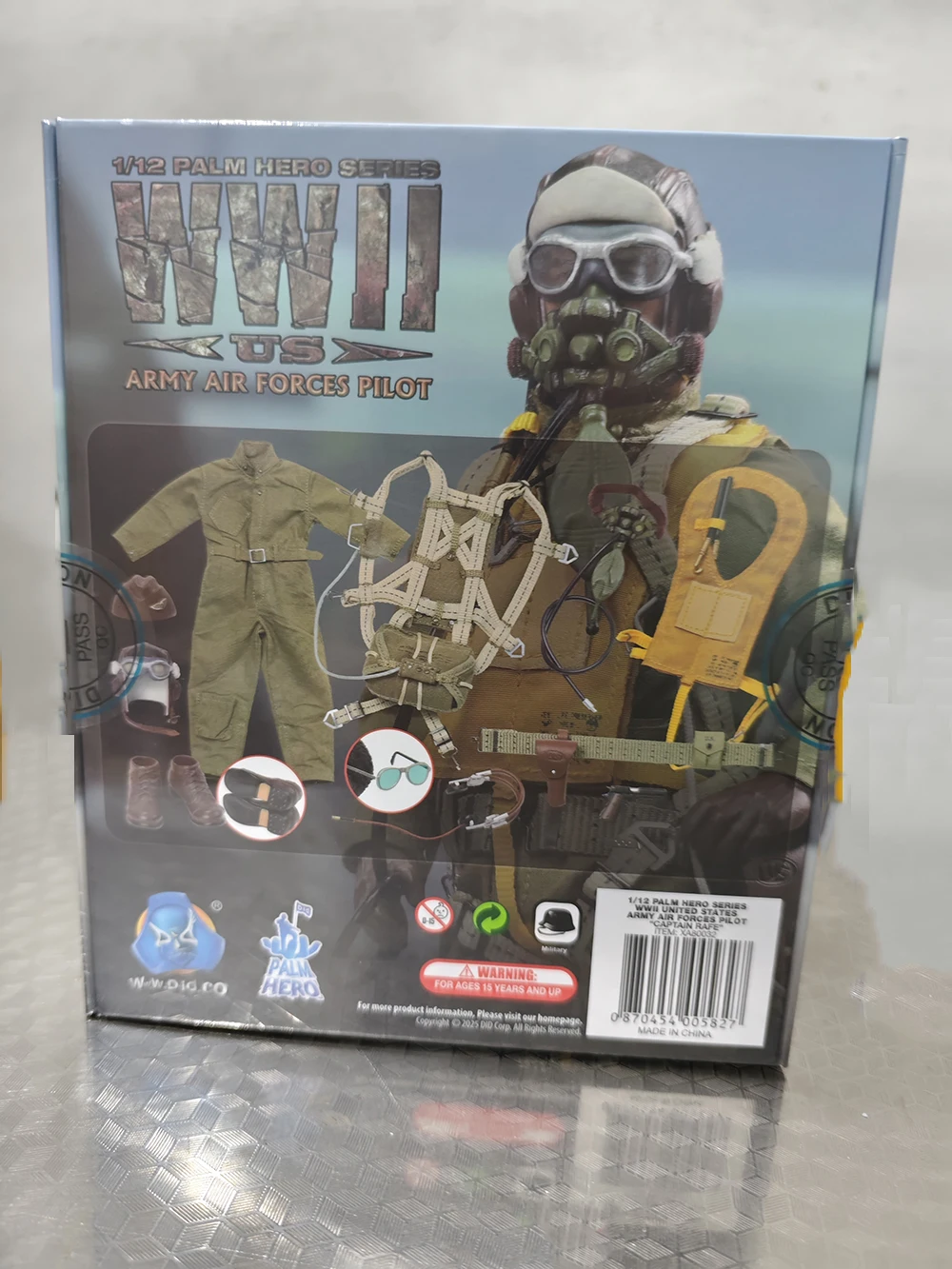 

Hot Sales 1/12th DID XA80032 US. Piolet Soldier Doll General Full Set Moveable Action Figure About 6" Gift For Fans Collect