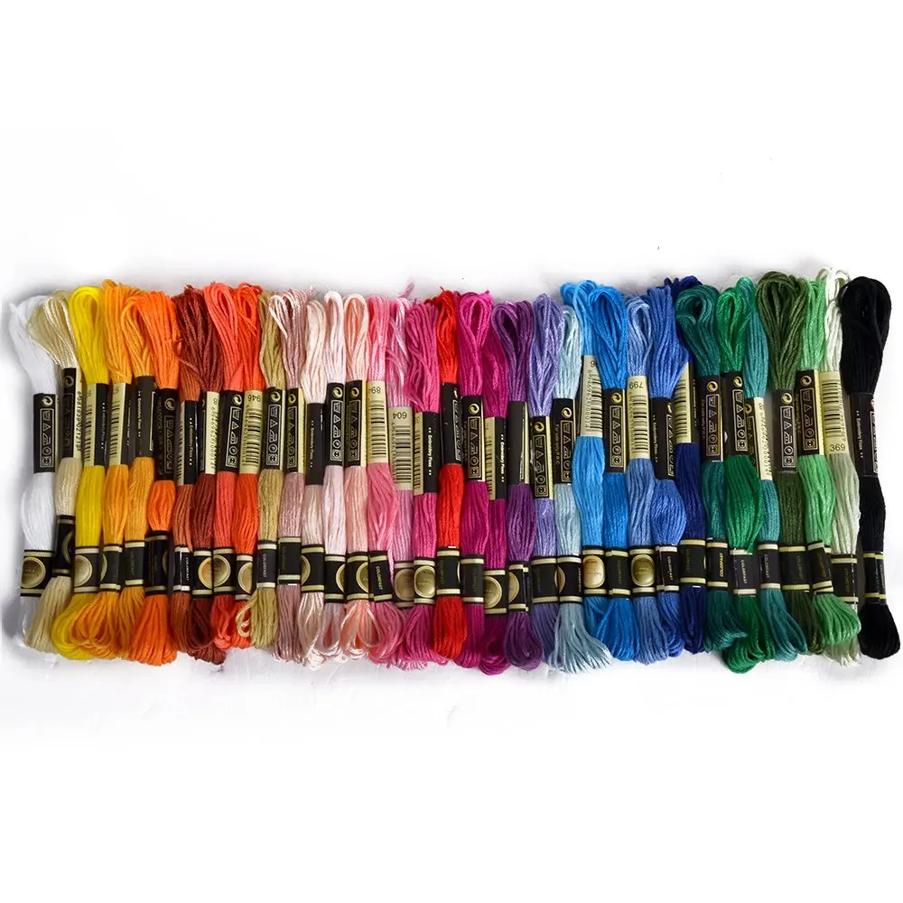 cxc threads DIY DMC 3790-3823 Embroidery Floss Embroidery Threads 10PCS/lot 8M Cross-stitch kit Cross stitch Floss Kits 11.12