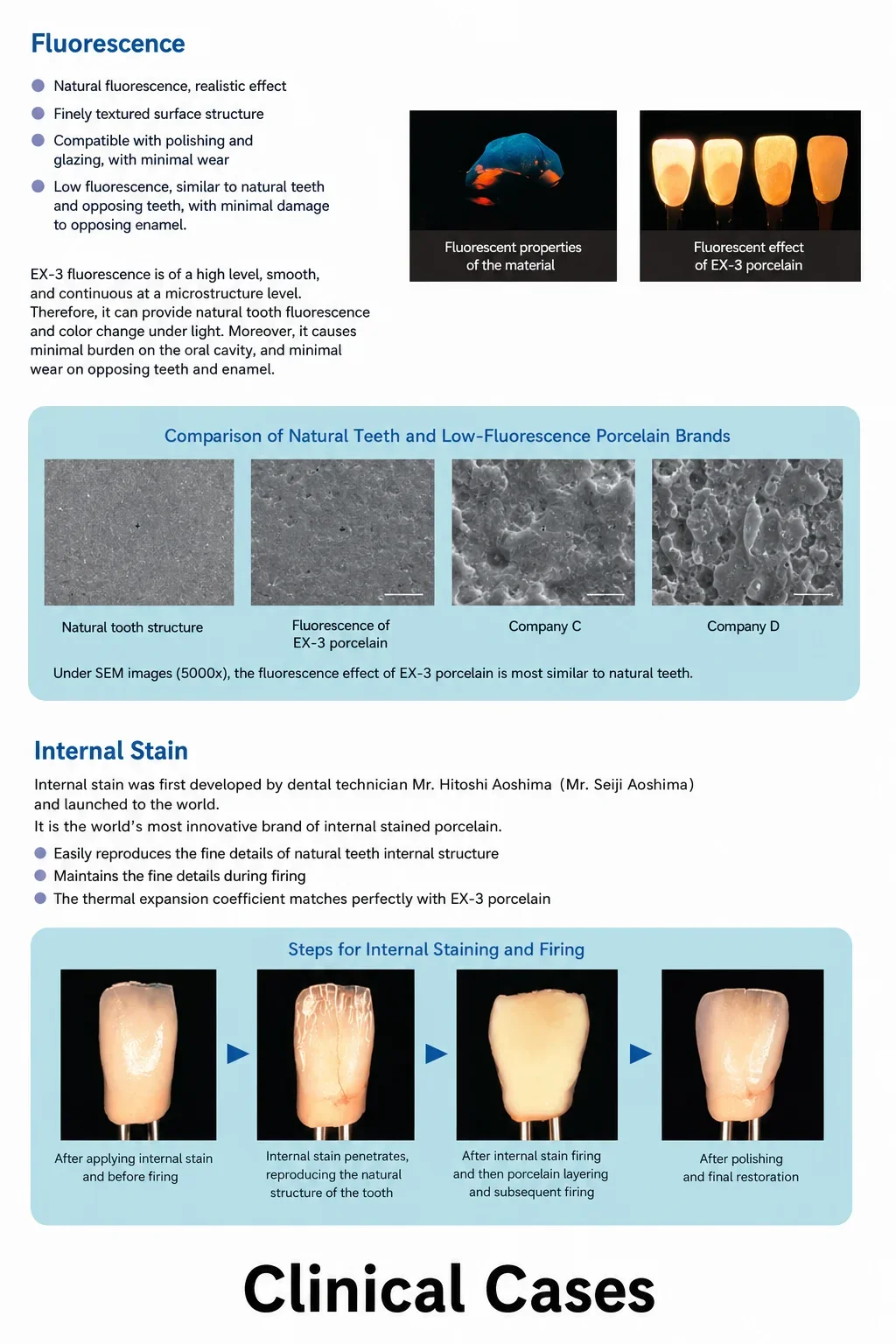 Noritake EX-3 Super Body Porcelain Powder 50g Multi Shades A1B A2B E2 TX PFM Crown Bridge Ceramic Restoration Material