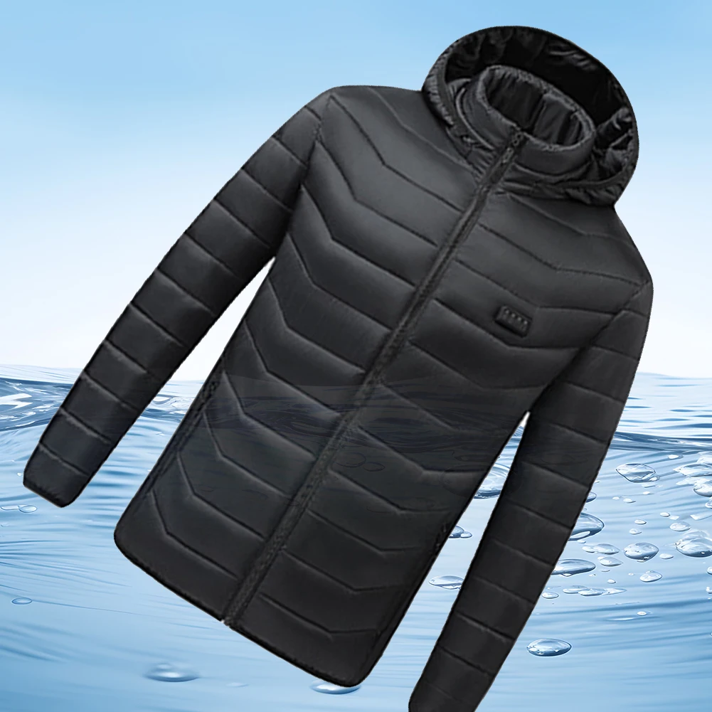 21 Areas Heated Jacket Men USB Electric Heating Jacket Ski Thermal Clothing for Outdoor Hunting Hiking Camping Skiing