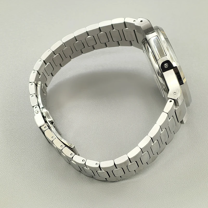 40mm Nautilus Watch Case NH35 Case Sapphire Crystal Glass Fit for NH35 NH36 4R35 7S Movement Transparent Back Cover Refit Parts