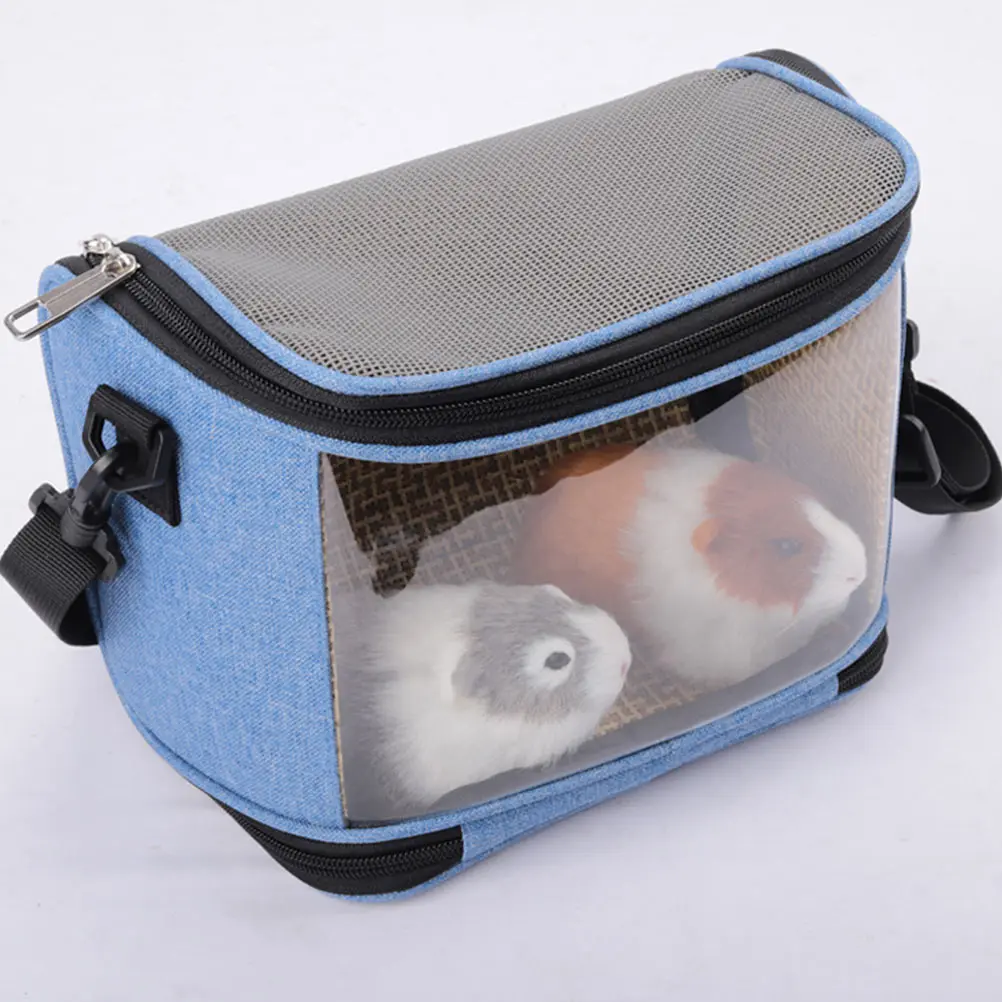 

Travel Backpack Pet Out Bag Storage Chinchilla Hamster Outgoing Carrier Carry Case Animal