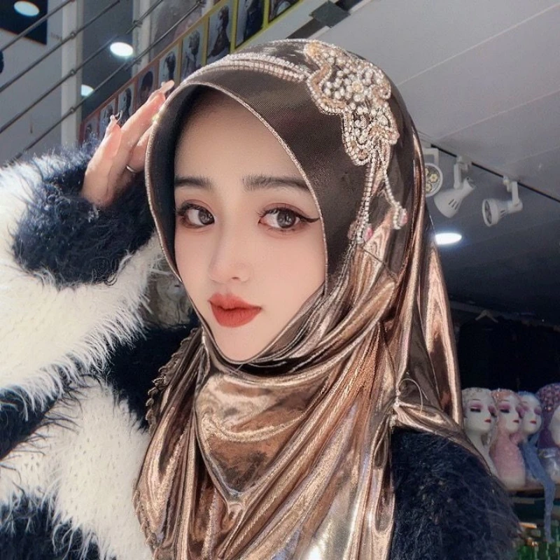 Freeshipping Hijab Muslim Women Shawl Headscarf Luxury Tassels Chiffon Scarf  Malaysia Prayer Kufi Islam Saudi Arabia Winter