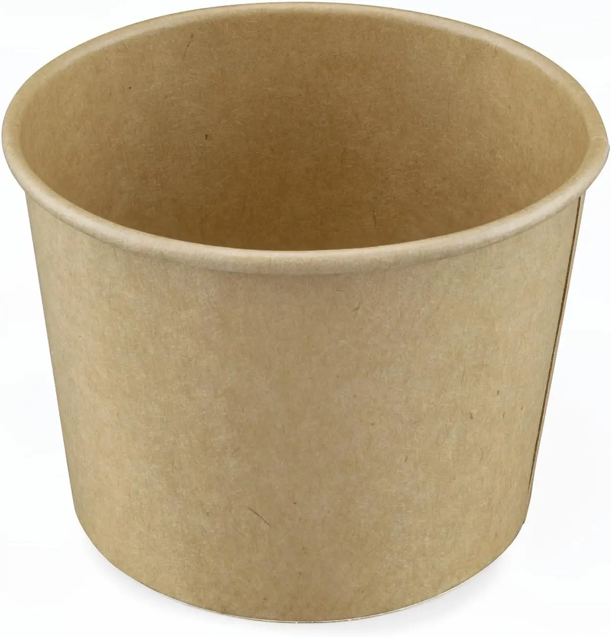 

[10oz - 500 ct Kraft Disposable Soup Bowls, Gourmet Paper Food Containers for Hot or Cold Use, Paper Ice Cream Container