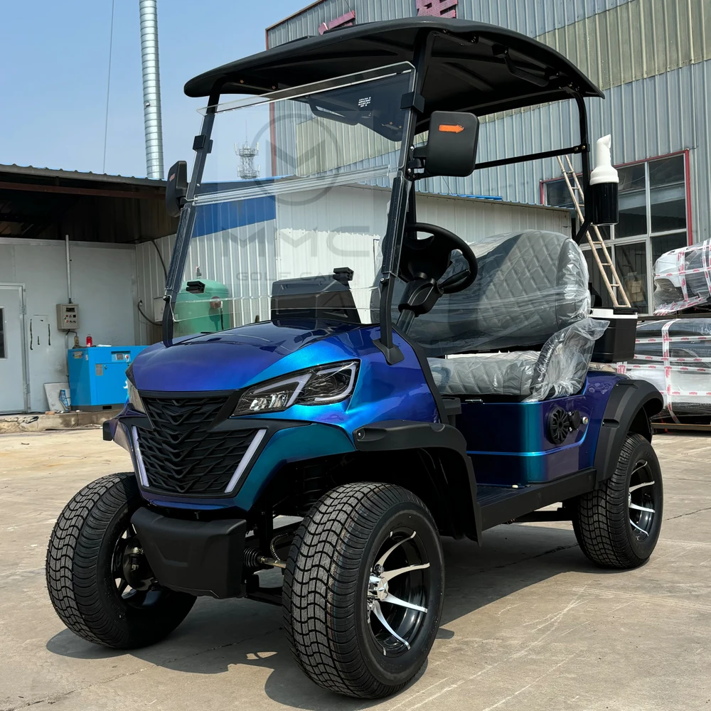 

Made in China New Energy Environmental Protection Electric Four Wheel Golf Cart 48V Lithium Battery 2 Seats Luxury Hunting Car